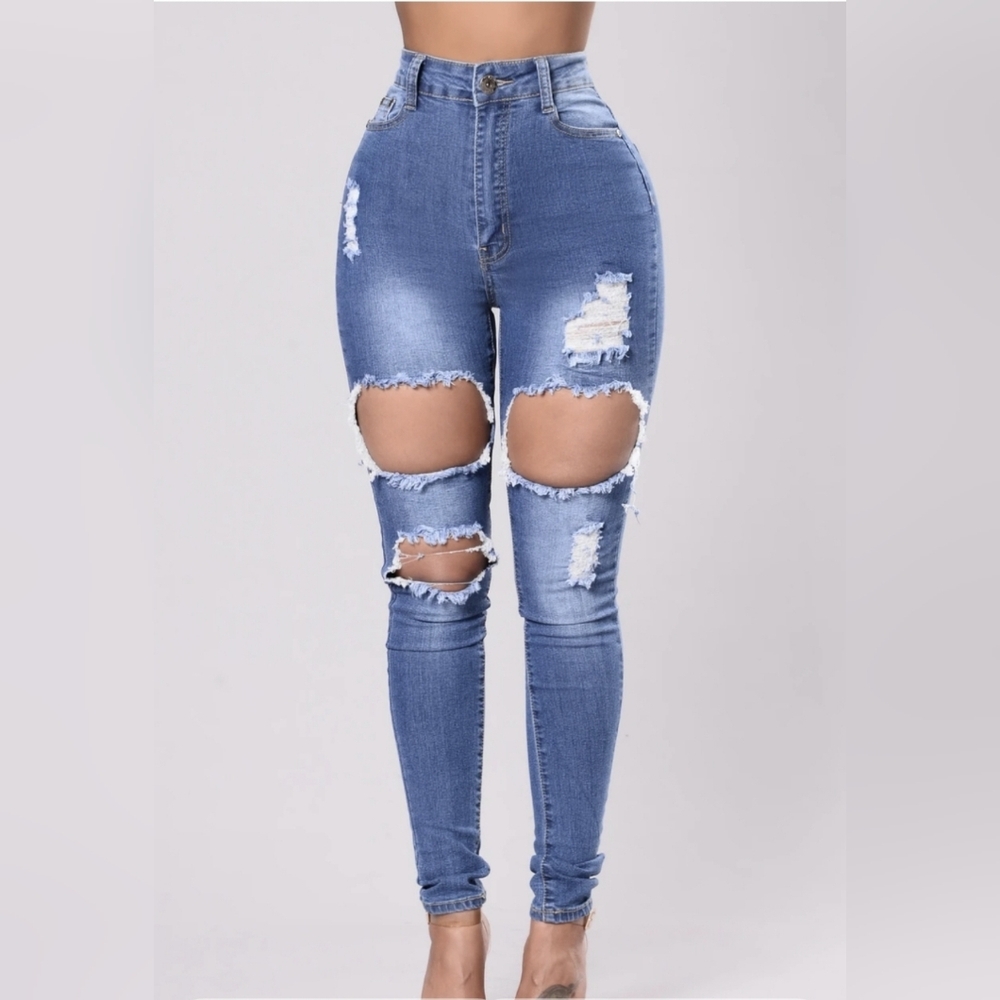 Distressed Jeans